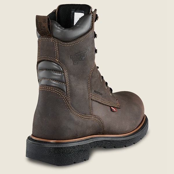 Safety Støvler Herre - Red Wing Dynaforce® - 8-Inch Insulated Waterproof Toe - Mørkegrå - UABZVM-178